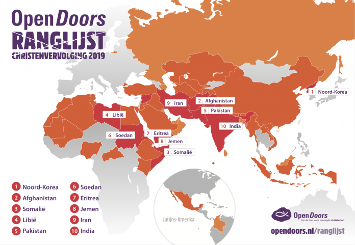 Christenen lijden onder zware geloofsvervolging in 73 landen